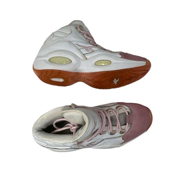 Reebok Question Mid 10 sneaker mens basketball pink toe Allen Iverson collection main image 13